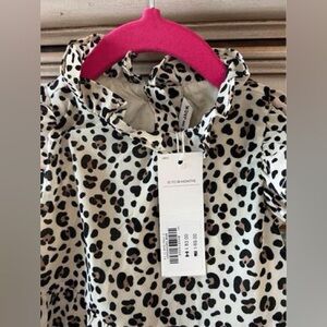 NWT Janie and Jack cheetah dress 12-18mos